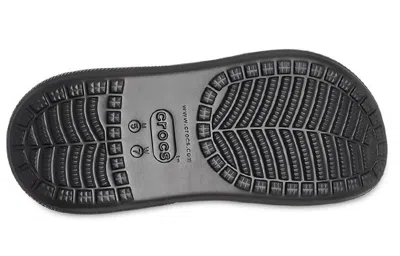 Crocs Double-platform Slingback Slides In Black