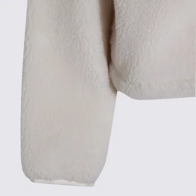 The North Face Fleece Jacket With High Collar And Pockets In Gray