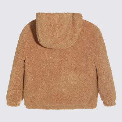 Moschino Brown Casual Jacket In Brown