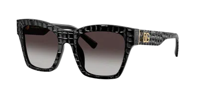 Dolce & Gabbana Square-frame Sunglasses In Gray