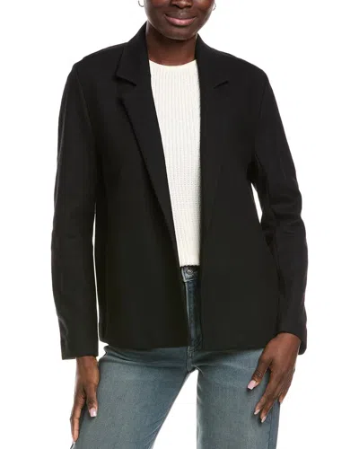 Eileen Fisher Wool Blazer In Black
