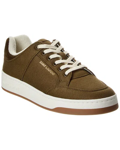 Saint Laurent Sl 61 Canvas Sneaker In Green