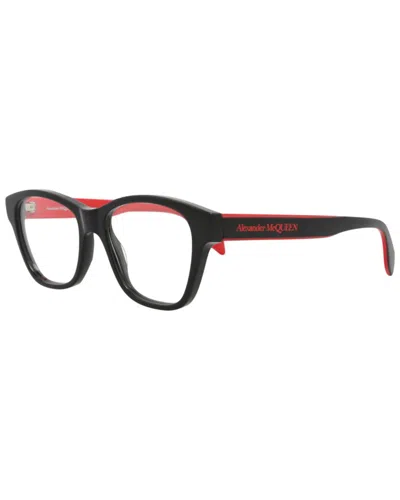 Alexander Mcqueen Women's Am0306o 52mm Optical Frames In Black