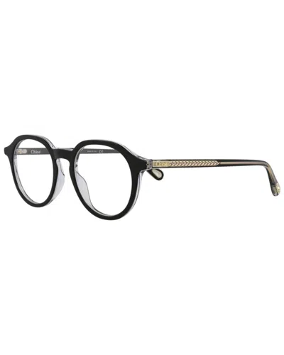 Chloé Women's Ch0012o 47mm Optical Frames In Black