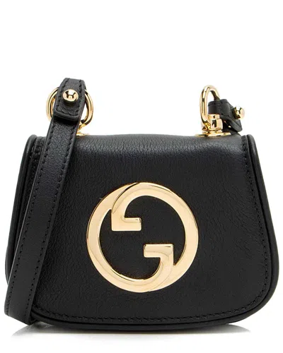 Gucci Blondie Top Handle Bag In Black