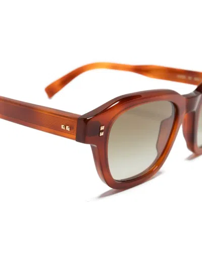 Dunhill Square-frame Sunglasses In Brown