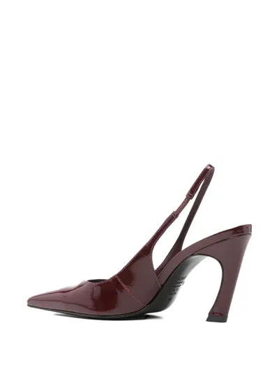 Schutz Lexi Sling Heel In Vino, Women's At Urban Outfitters In Red