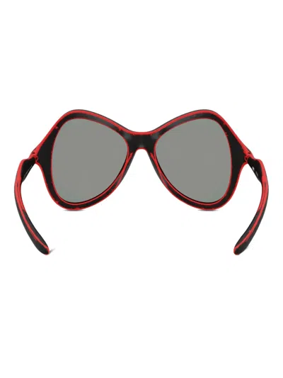 Diesel Cat-eye Style Sunglasses In Red