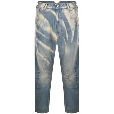 Vivienne Westwood Buckle Back Jeans Blue In Blue