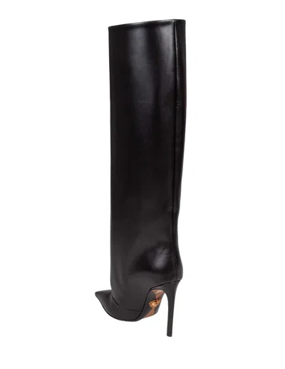 Dolce & Gabbana Leather Boot In Black