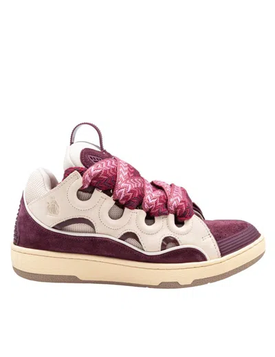 Lanvin Chunky Lace Low Top Sneakers In Multi