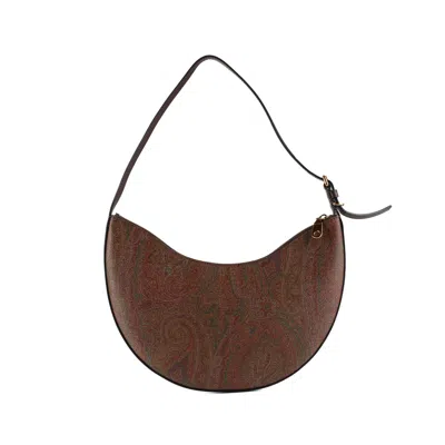 Etro Essential Medium Hobo Bag In Arnica In Brown