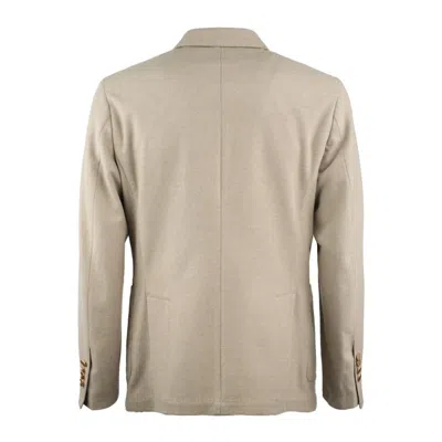 Manuel Ritz Beige Double-breasted Jacket In Pink