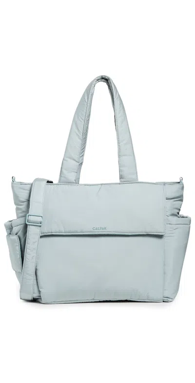 Calpak Diaper Tote Bag With Laptop Sleeve Bluebell In Purple