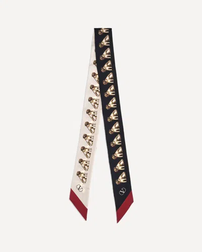 Valentino Garavani Petit Charles Bandeaux Scarf In In Multi