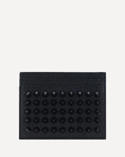 Christian Louboutin Kios Card Holder In Brown