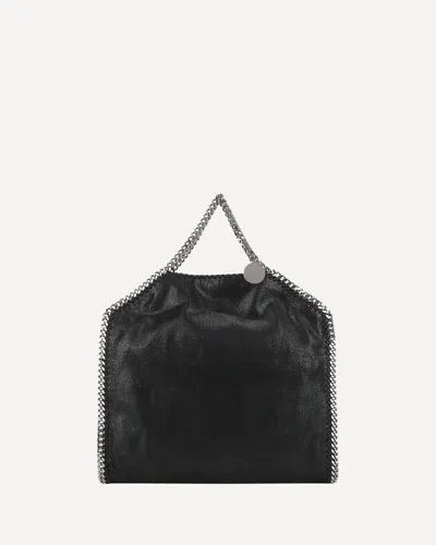 Stella Mccartney Falabella Fold Over Tote Handbag In Black