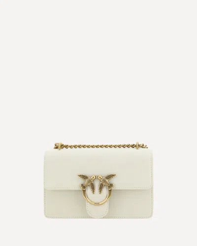 Pinko Love One Mini Shoulder Bag In Sand