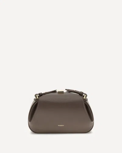 Yuzefi Oyster Clutch Mini In Brown