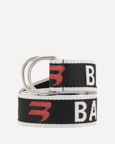 Balenciaga Multicolor Polyester Regular Belt In Black