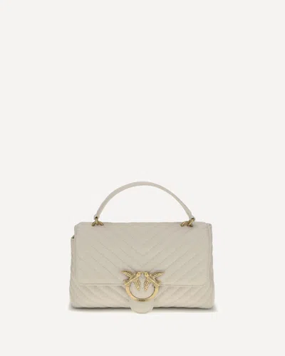 Pinko Love Lady Mini Handbag In White