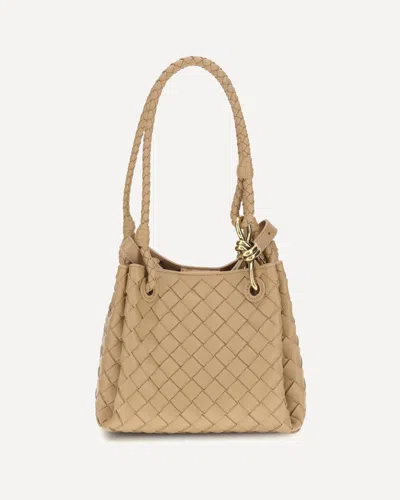 Bottega Veneta Women Small Parachute Shoulder Bag In Brown