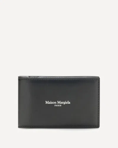 Margiela Leather Wallet In Black