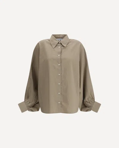 Sosue Antonia Buttoned Blouse In Brown