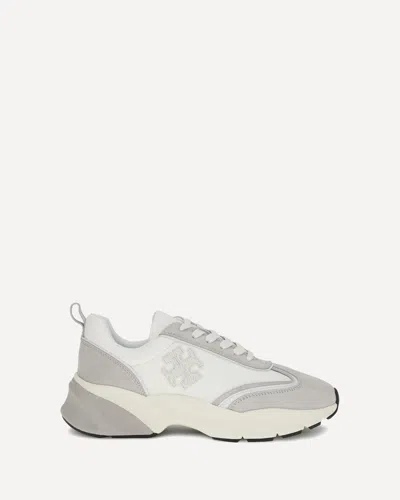 Tory Burch Multicolor Fabric And Suede Good Luck Sneakers