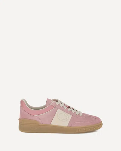 Valentino Garavani Sneakers Upvillage In Pelle Scamosciata Multicolor Donna In Neutral