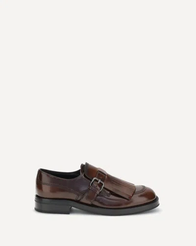 Church's Brown Leather Piper Monk Strap Shoes In Brown