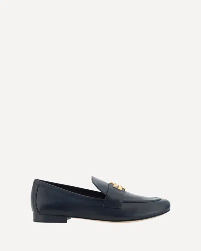 Tory Burch Eleanor Leather Loafers In Black