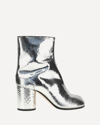 Margiela Buffed Leather Tabi Ankle Boots