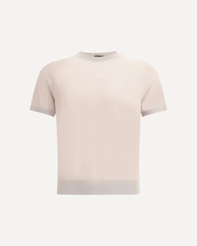 Loro Piana Knit T-shirt In Neutral