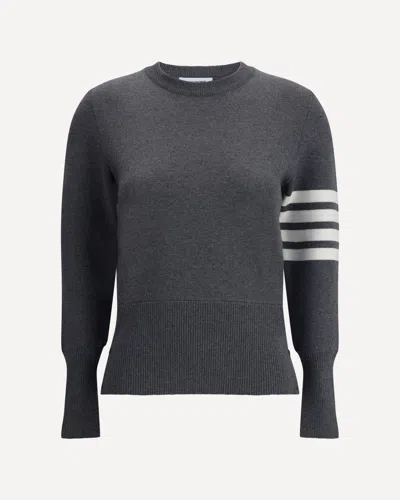 Thom Browne Virgin Wool Sweater In Grey