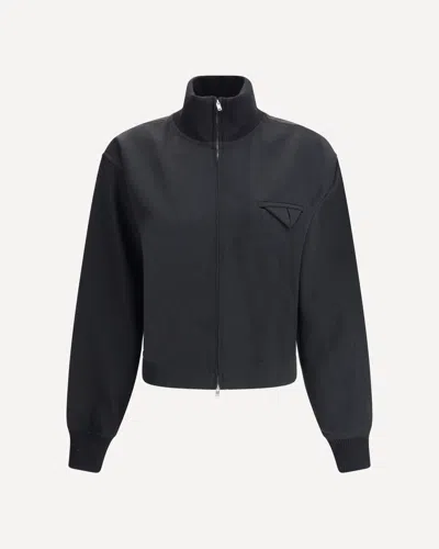 Bottega Veneta Women Cropped Jacket In Black