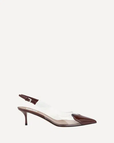 Alaïa Le Coeur 55 Patent Leather Slingback Pumps In Multi