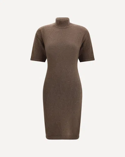 Jacquemus Brown La Robe Maille Castagna Dress In Brown