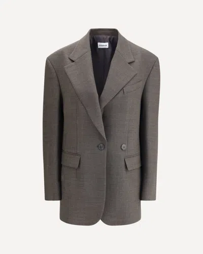 P.a.r.o.s.h P. A.r. O.s. H. Liliuxy24 Blazer Jacket In Gray