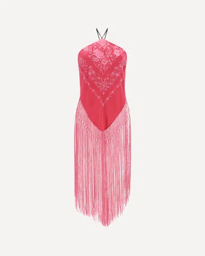 Conner Ives Piano Shawl Top In Pink