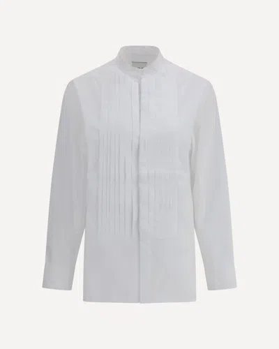 Sa Su Phi Petra Tuxedo Shirt In White