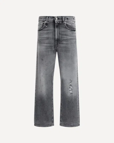 R13 Boyfriend Jeans In Gray