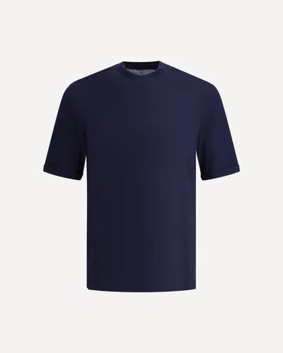 Brunello Cucinelli Men Regular Fit Cotton T-shirt