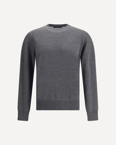 Dsquared2 Crewneck Wool Sweater In Gray