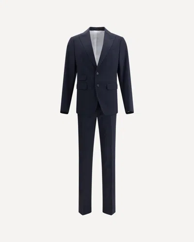 Dsquared2 London Suit In Blue