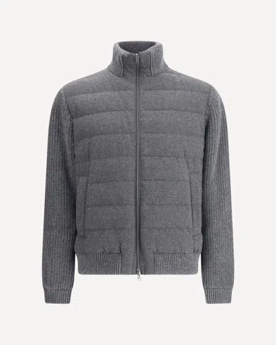 Herno Men Wool Bomber Jacket