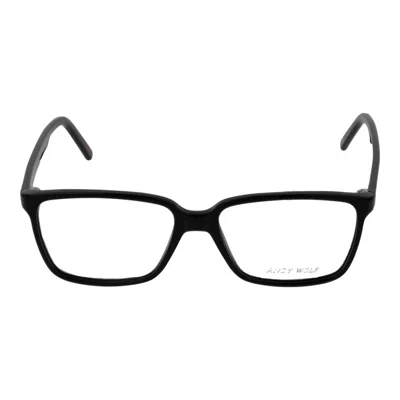 Andy Wolf Black Unisex Glasses  Frame In Black