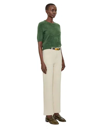 Arch4 Toulon Brushed Organic Cashmere Sweater In Green