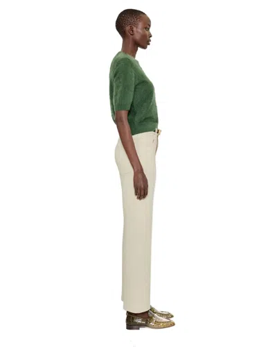 Arch4 Toulon Brushed Organic Cashmere Sweater In Green