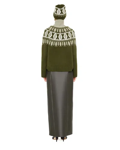 Arch4 Whistler Sweater In Green